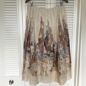 Talbots City Scene Maxi Skirt
